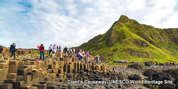 Giant's Causeway, a UNESCO World Heritage Site