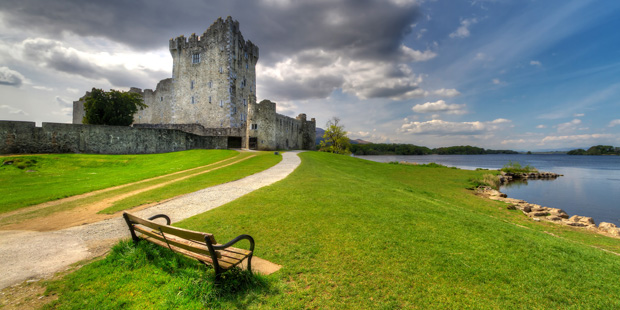 Ross Castle in Killarney National Park County Kerrry