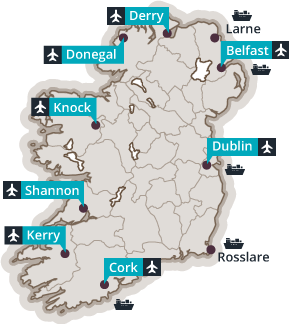 Map of Ireland