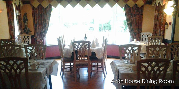 The dining room of Arch House, B&B Ireland's B&B of the Month