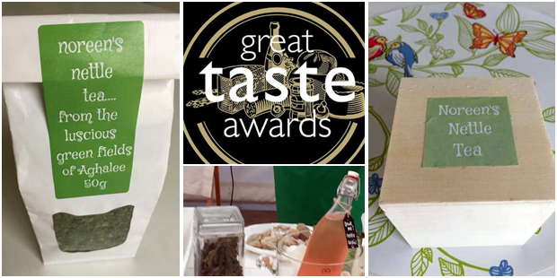 Noreen's Nettle tea wond the Great Taste Awards