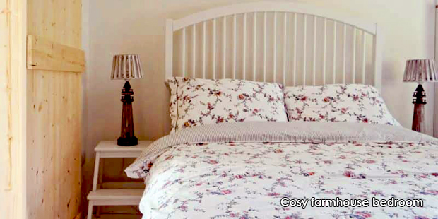 Annagh More Cosy farmhouse bedroom