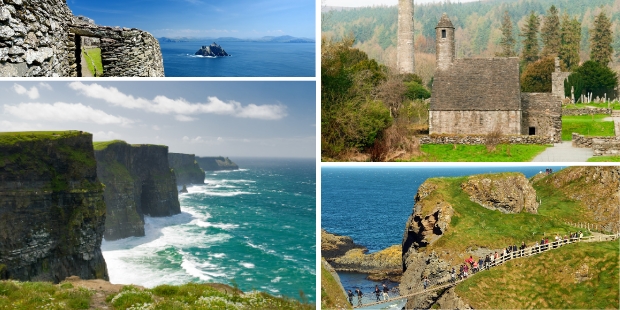 Attractions on the island of Ireland